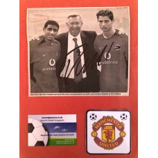 Signed picture of Cristiano Ronaldo the Manchester United footballer